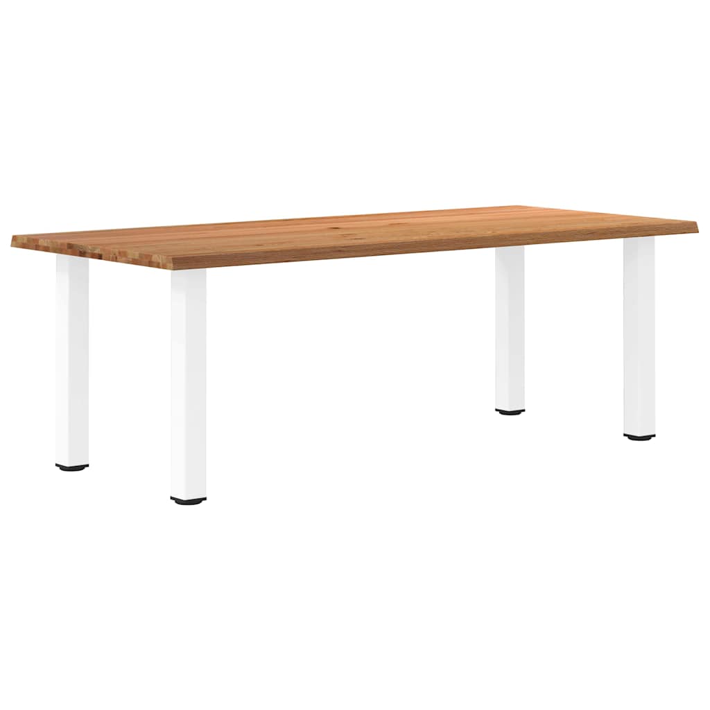 vidaXL Jídelní stůl s živou hranou 220x100x74 cm masivní dubové dřevo