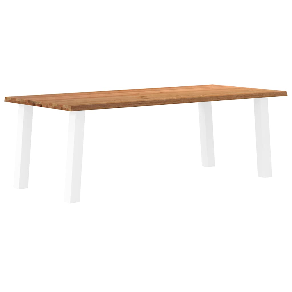 vidaXL Jídelní stůl s živou hranou 220x100x74 cm masivní dubové dřevo
