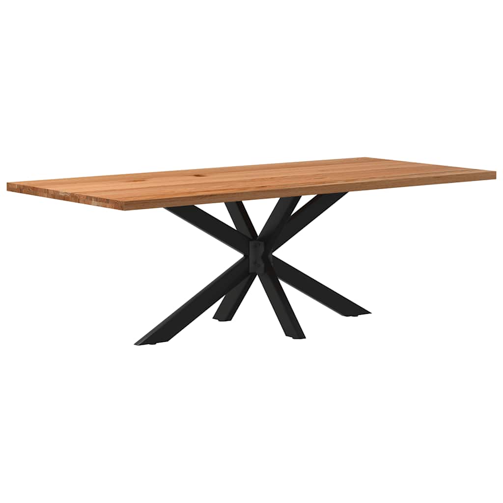 vidaXL Jídelní stůl světle hnědá 220x100x74 cm dub obdélníkový