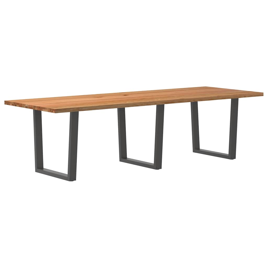 vidaXL Jídelní stůl s nepravidelnými hranami 280x100x74 cm dub dřevo