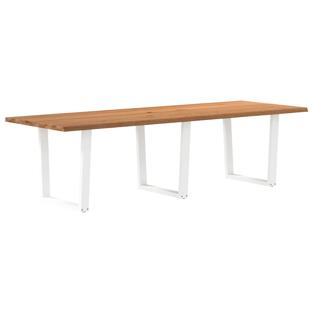 vidaXL Jídelní stůl s nepravidelnými hranami 280x100x74 cm dub dřevo