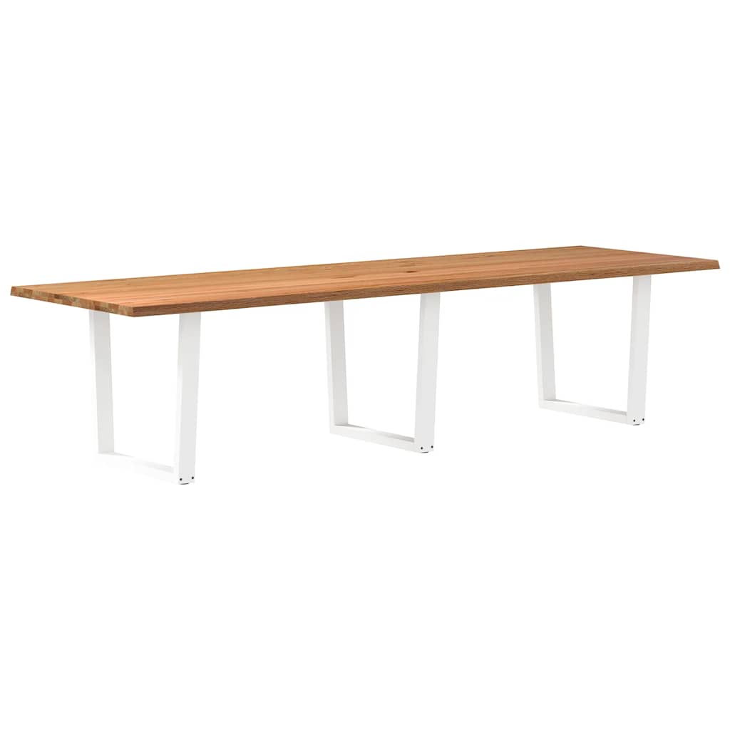 vidaXL Jídelní stůl s nepravidelnými hranami 320x100x74 cm dub dřevo