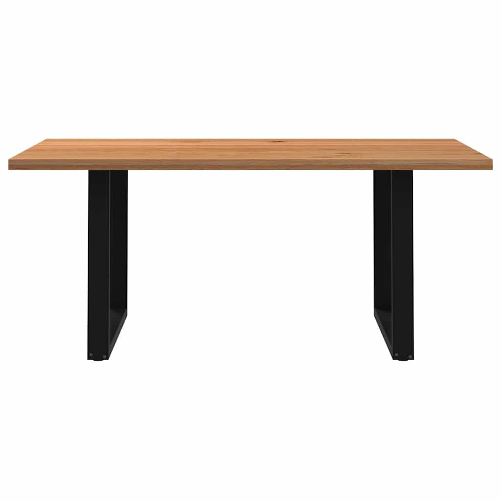 Thumbnail - vidaXL Esstisch Hellbraun 180x120x74 cm Massivholz Eiche Rechteckig