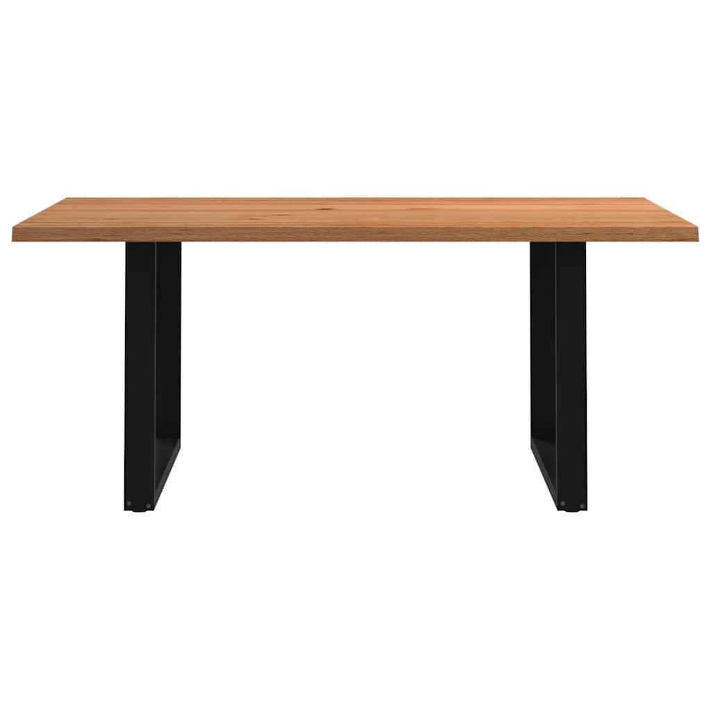 Thumbnail - vidaXL Esstisch Hellbraun 180x120x74 cm Massivholz Eiche Rechteckig