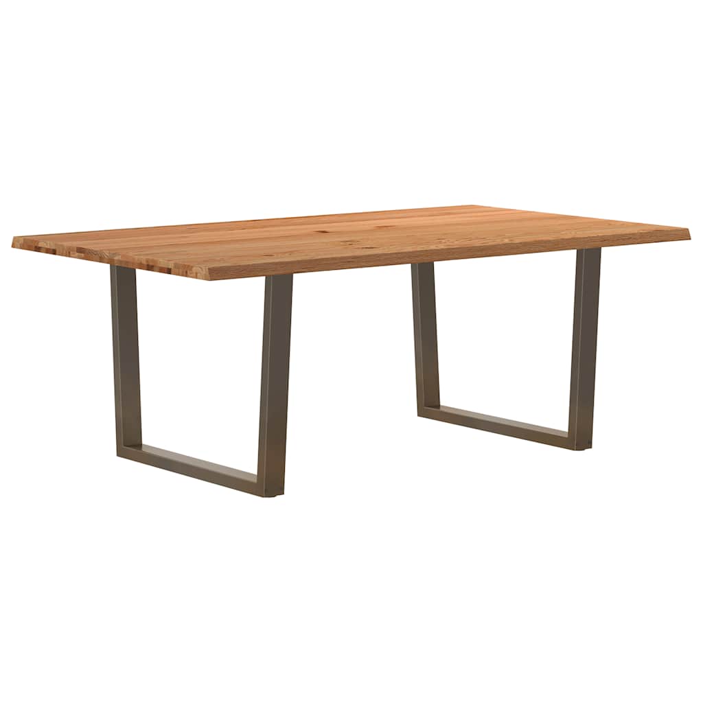 vidaXL Jídelní stůl s živou hranou 200x120x74 cm Dubový masiv