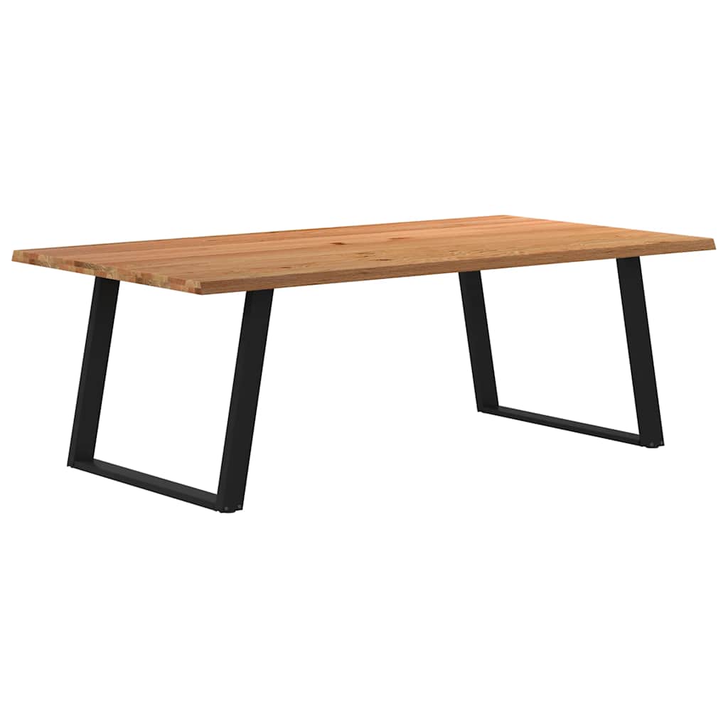 vidaXL Jídelní stůl s živou hranou 220x120x74 cm masivní dubové dřevo