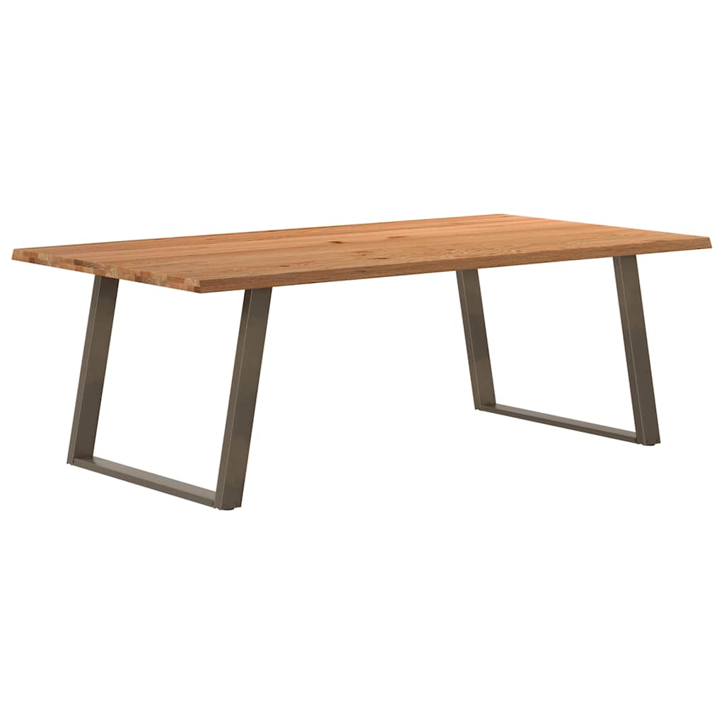 vidaXL Jídelní stůl s živou hranou 220x120x74 cm masivní dubové dřevo