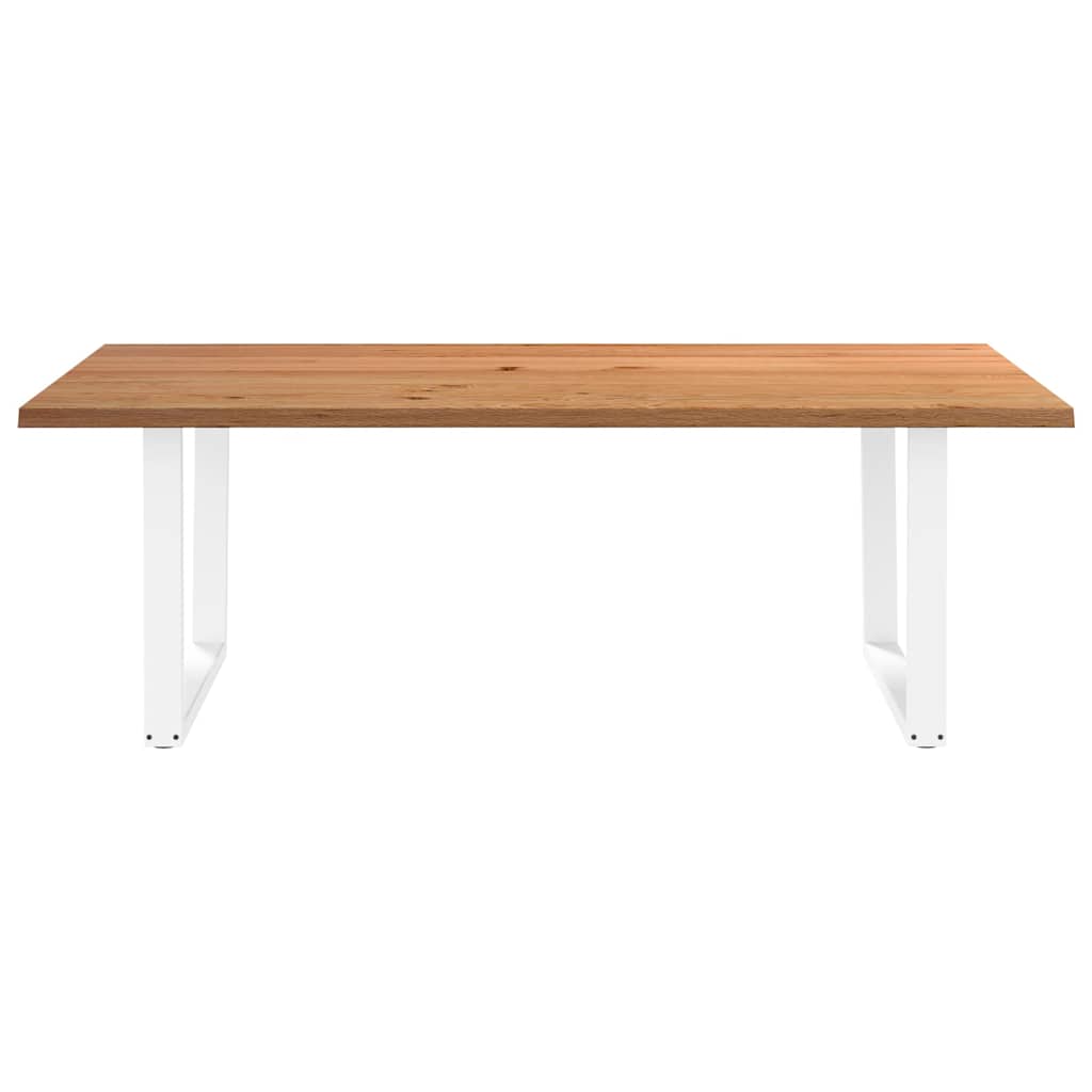 Thumbnail - vidaXL Esstisch mit Baumkanten 220x120x74 cm Massivholz Eiche