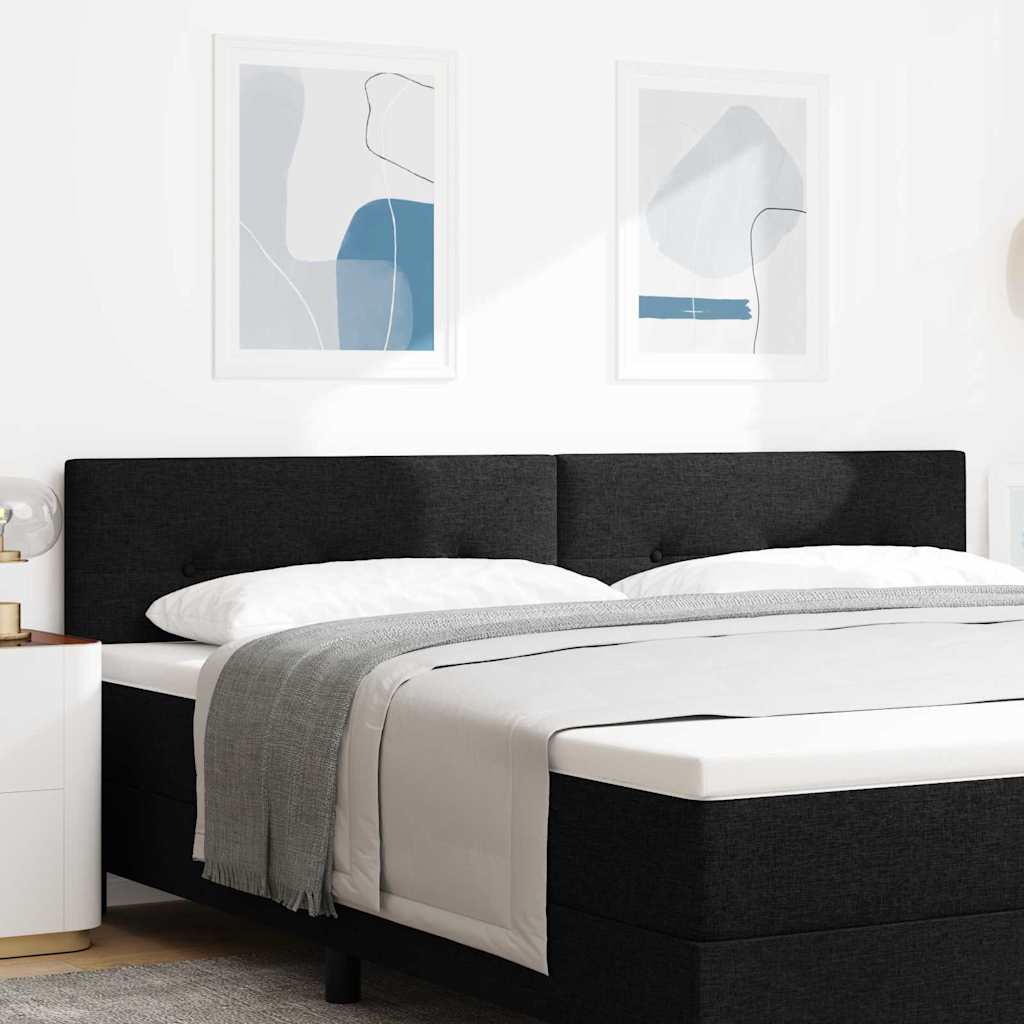 LED-pääty Napitettu Musta 100 cm Kangas