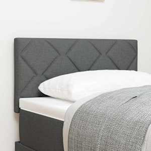 LED hlavová deska Šedý 80 cm textil - obrázek 1