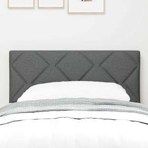 LED hlavová deska Šedý 80 cm textil - obrázek 3