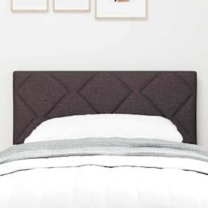 LED hlavová deska Hnědá 80 cm textil - obrázek 3