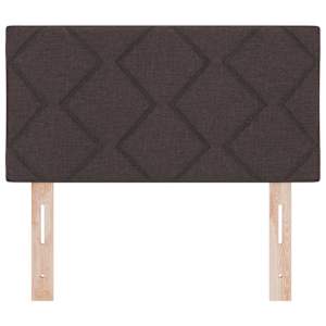 LED hlavová deska Hnědá 80 cm textil - obrázek 5