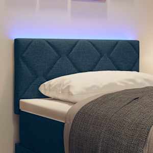 LED hlavová deska Modrá 80 cm textil - obrázek 4