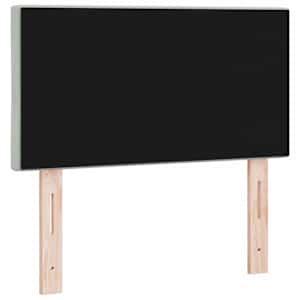 LED hlavová deska Světle šedá 80 cm samet - obrázek 7