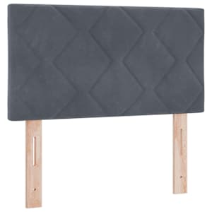 vidaXL LED peatoed Tumehall 80 cm Samet