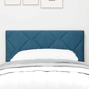 LED hlavová deska Tmavě modrá 80 cm samet - obrázek 3