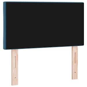 LED hlavová deska Tmavě modrá 80 cm samet - obrázek 7