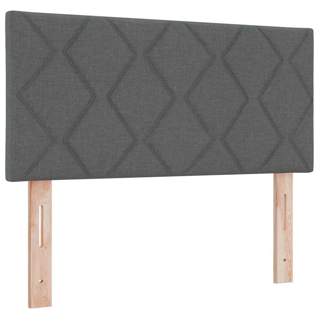 LED-pääty timanttilohkojen design tummanharmaa 90 cm kangas