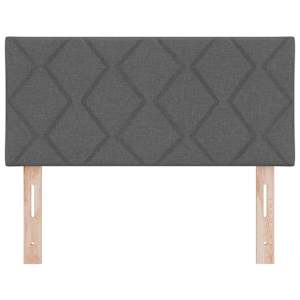 LED hlavová deska Šedý 90 cm textil - obrázek 4