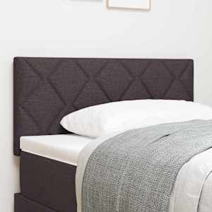 LED hlavová deska Hnědá 90 cm textil - obrázek 1