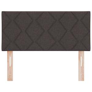 LED hlavová deska Hnědá 90 cm textil - obrázek 4