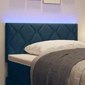 LED hlavová deska Modrá 90 cm textil - obrázek 4
