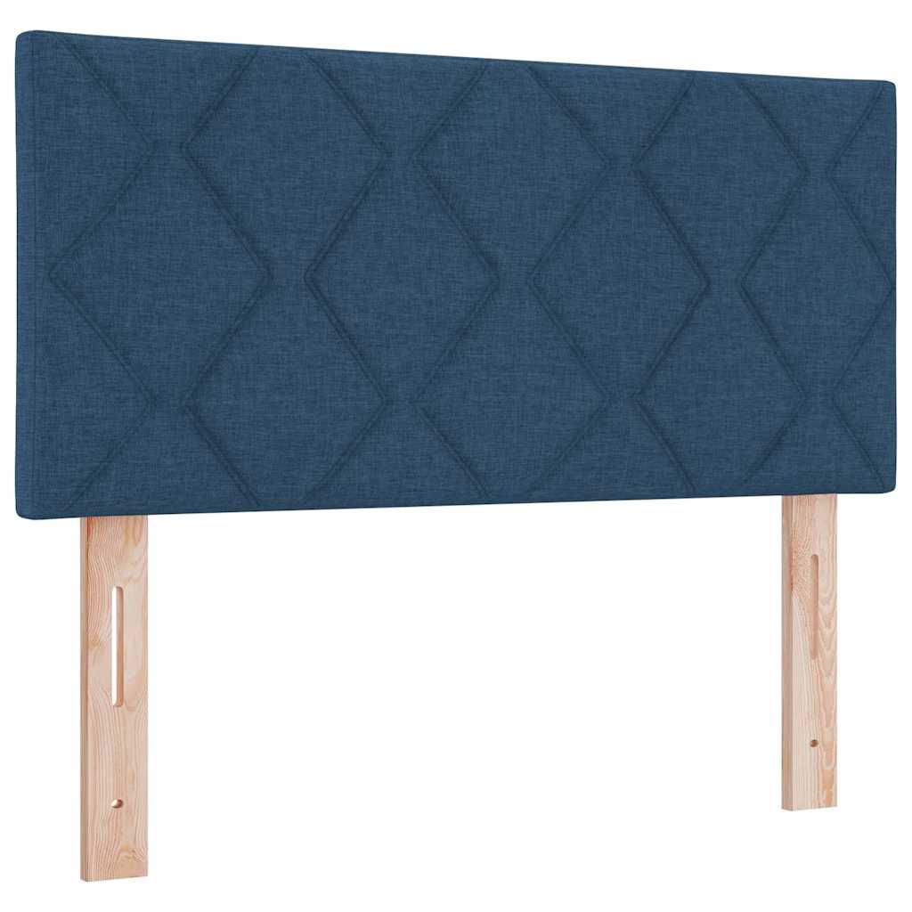 Thumbnail - vidaXL Kopfteil mit LED -Streifenleuchten Verstellbar Blau 90 cm Stoff