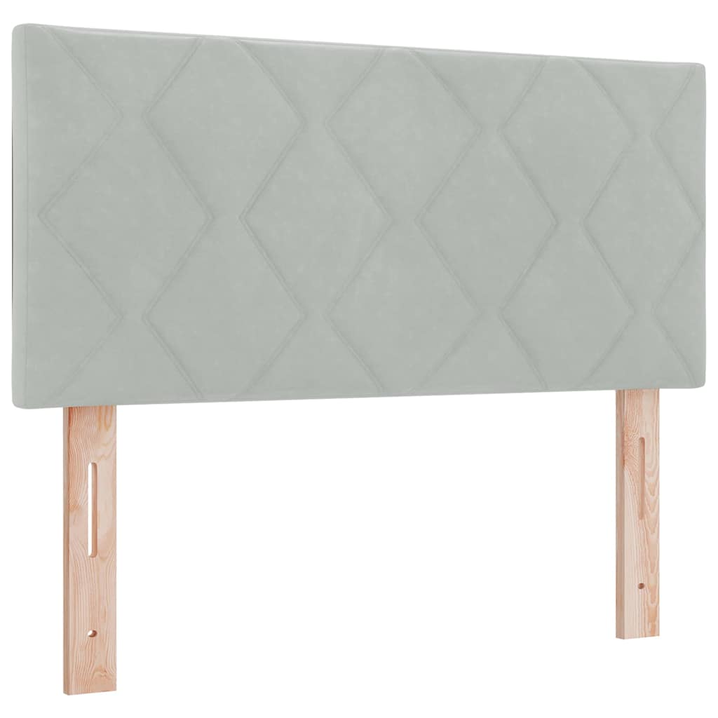 LED-pääty vaaleanharmaa 90 cm timanttiblokkimuotoilussa