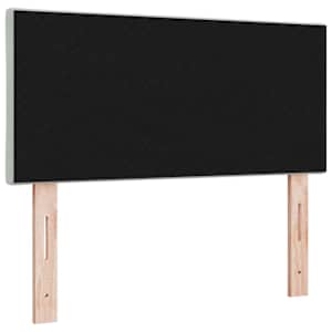 LED hlavová deska Světle šedá 90 cm samet - obrázek 8