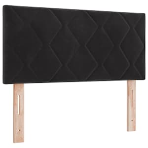 LED hlavová deska Černý 90 cm samet - obrázek 2