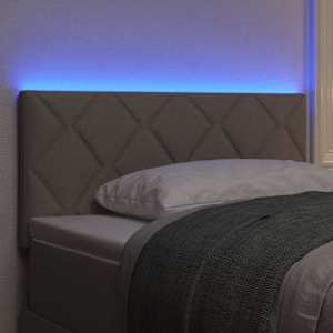 LED hlavová deska Taupe 100 cm textil - obrázek 3