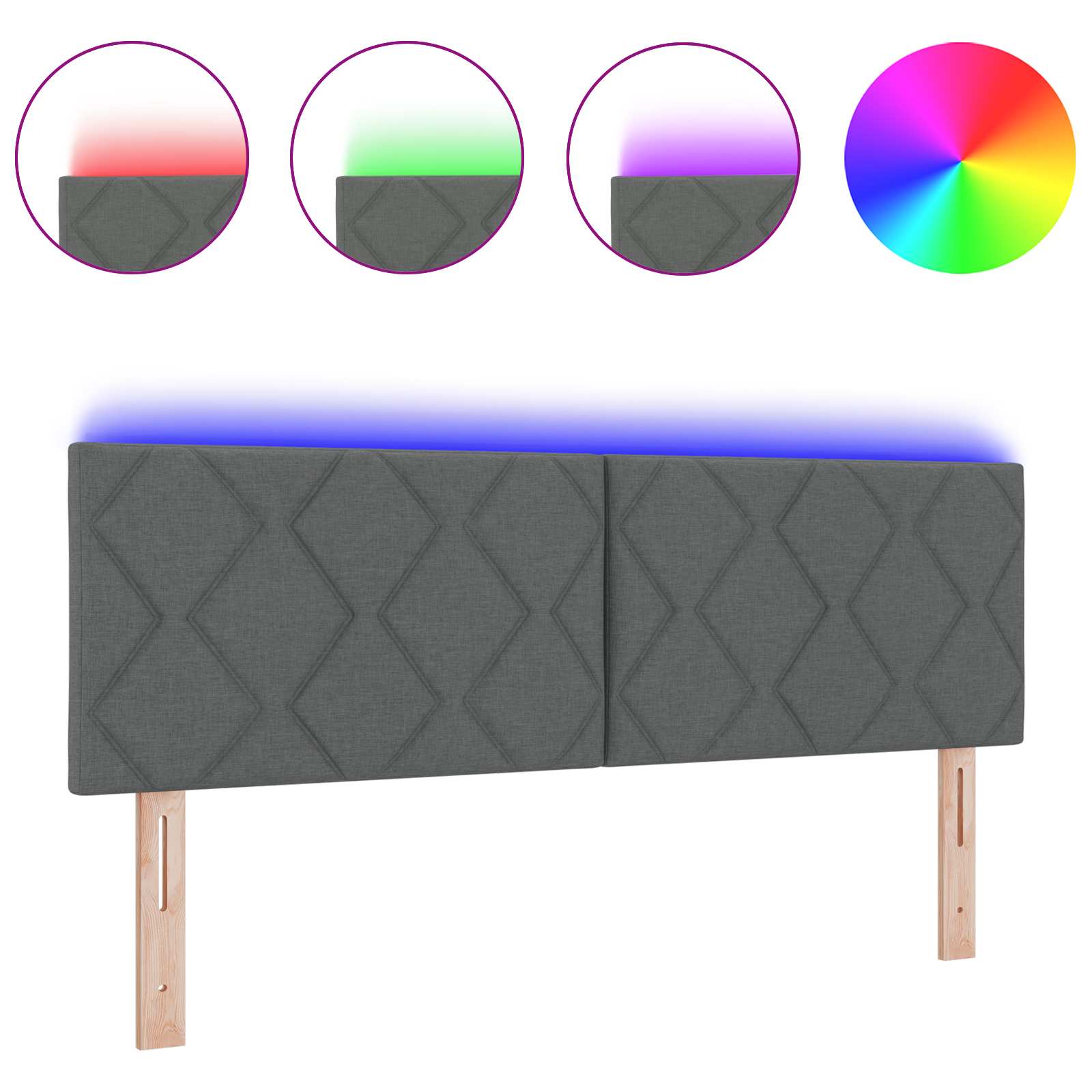 Peats LED -ribatuledega peaga Reguleeritav Hall 144 cm kangas 25 Kõik vajalik sinu aeda ja koju! Peats LED -ribatuledega peaga Reguleeritav Hall 144 cm kangas - Image 2