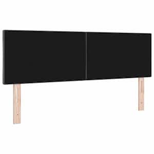 LED hlavová deska Tmavě šedá 144 cm samet - obrázek 7