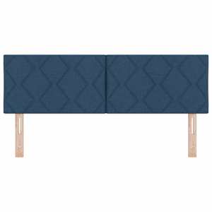 Čelo postele Modrá 160 cm textil - obrázek 5