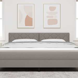 Čelo postele Taupe 180 cm textil - obrázek 3