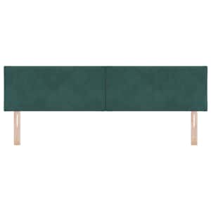 LED hlavová deska Tmavě zelená 180 cm samet - obrázek 5
