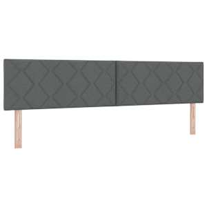 Čelo postele Šedá 200 cm textil - obrázek 2