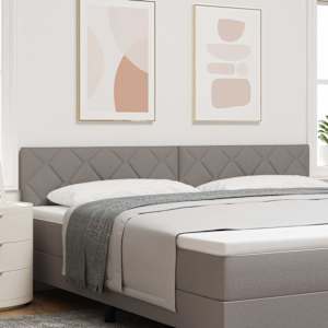 LED hlavová deska Taupe 200 cm textil - obrázek 1