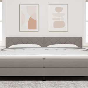 LED hlavová deska Taupe 200 cm textil - obrázek 3