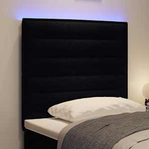 LED hlavová deska s LED pásky s čelo Černý 100 cm textil - obrázek 4