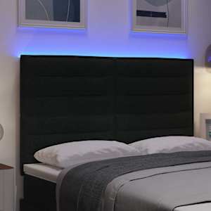 LED hlavová deska s LED pásky s čelo Černý 144 cm textil - obrázek 4
