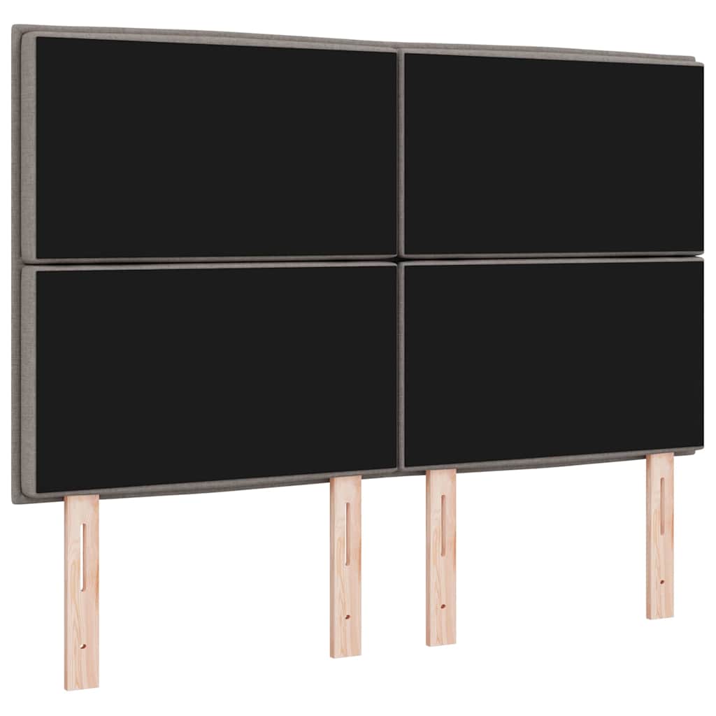 LED hlavová deska s LED pásky s čelo Taupe 144 cm textil - obrázek 7
