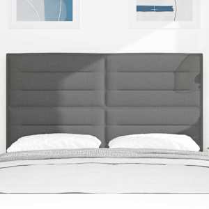 LED hlavová deska s LED pásky s čelo Tmavě šedá 160 cm textil - obrázek 3