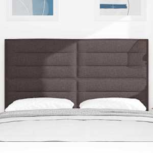 LED hlavová deska s LED pásky s čelo Tmavě hnědá 160 cm textil - obrázek 3