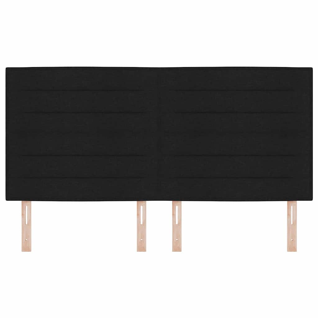 LED hlavová deska s LED pásky s čelo Černý 180 cm textil - obrázek 5