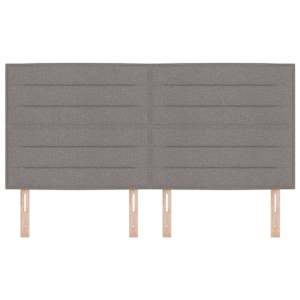 LED hlavová deska s LED pásky s čelo Taupe 180 cm textil - obrázek 5