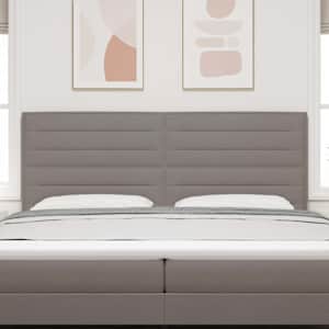 LED hlavová deska s LED pásky s čelo Taupe 200 cm textil - obrázek 3