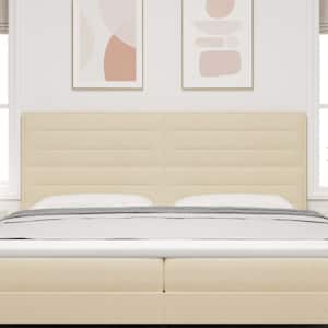 LED hlavová deska s LED pásky s čelo Krémová 200 cm textil - obrázek 3