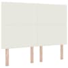 vidaXL LED peatoed LED-ribadega peaga cream 144 cm Korter kangas